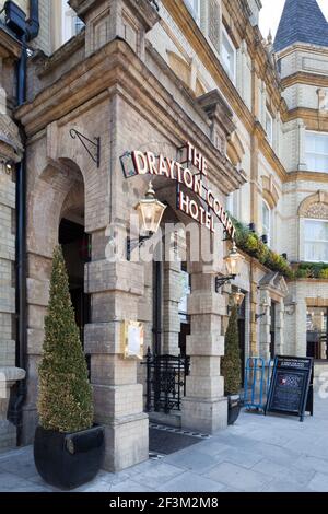 Drayton Court Hotel, London Stock Photo