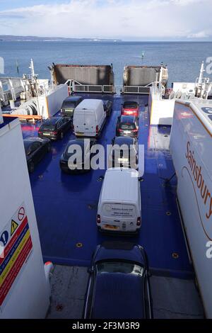 Roll on Roll off RoRo ferry Stock Photo