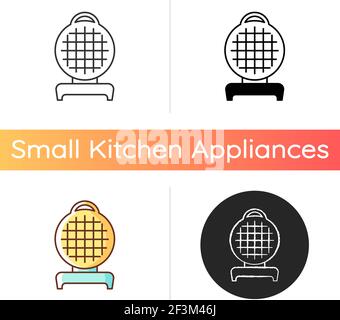 Waffle maker icon Stock Vector