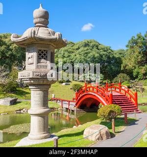 The Buenos Aires Japanese Gardens or Jardin Japones is a public space in Buenos Aires city, Argentina Stock Photo