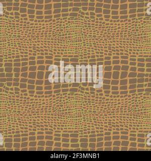 Reptile skin seamless pattern Stock Vector