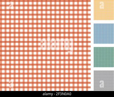 Vichy seamless pattern Stock Vector