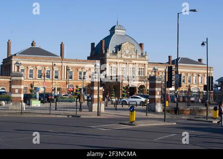 Norwich train station, Norwich, Norfolk, England | NONE | Stock Photo