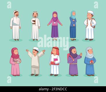female teachers with textbooks characters vector illustration design ...