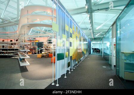 Lorcan O'Herlihy Architects' and Kanner Architects' Performance Motion Capture Studio, Bay Area, CA. Materials Library. Stock Photo