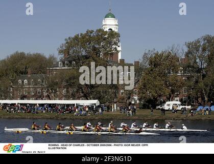 ROWING - HEAD OF CHARLES - OCTOBER 2005/2006 - PHOTO: IGOR MEIJER / DPPI ILLUSTRATION Stock Photo