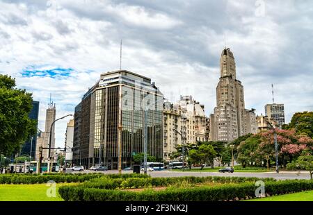 Buildings in Downtown Buenos Aires, Argentina Stock Photo