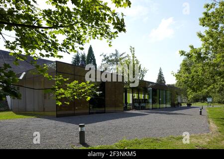 LAC annex visitor info centre and caf - Lackenbach castle, Burgenland, Austria Stock Photo