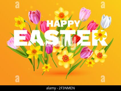 Happy Easter card Stock Vector