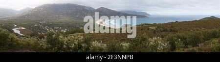 Tidal Overlook in Wilsons Promontory National Park in Victoria in Australia Stock Photo