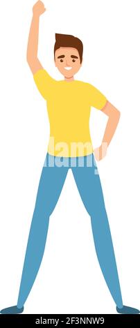 Hyperactivity icon. Cartoon of hyperactivity vector icon for web design isolated on white background Stock Vector