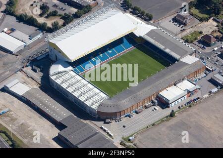 ELLAND ROAD STADIUM, Leeds. Aerial view. Home of Leeds United Football Club. Photographed in August 2007. Stock Photo