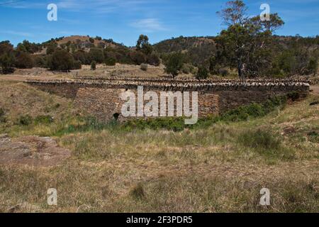 Spiky Bridge at Swansea in Tasmania Stock Photo