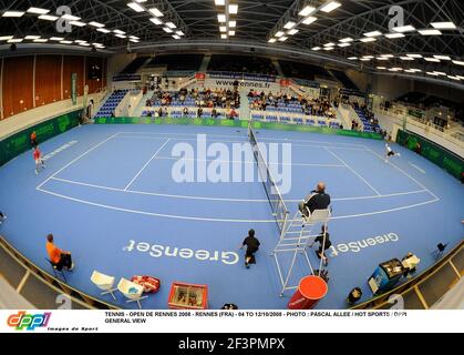 TENNIS - OPEN DE RENNES 2008 - RENNES (FRA) - 04 TO 12/10/2008 - PHOTO : PASCAL ALLEE / HOT SPORTS / DPPI GENERAL VIEW Stock Photo