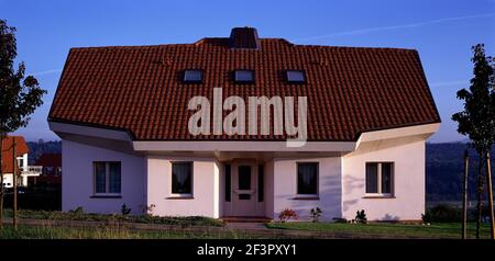 Wohnhaus Raidt, Tübingen,Außenansicht/Eingang,John C. Ermel Stock Photo