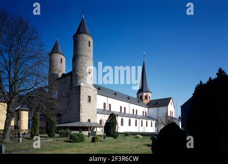 Steinfeld Basilica in Kall, North Rhine-Westphalia, Germany. Stock Photo