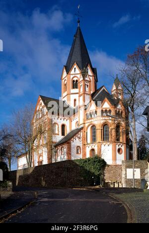 St Peter's Church, built in 1863 in Remagen (Sinzig), Germany Stock Photo