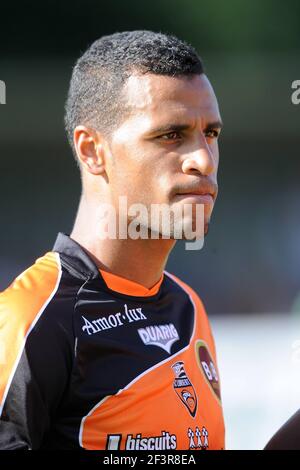 FOOTBALL - FRIENDLY GAMES 2010/2011 - FC LORIENT v STADE LAVALLOIS - 10/07/2010 - PHOTO PASCAL ALLEE / DPPI - ALEXIS ROMAO (FCL) Stock Photo
