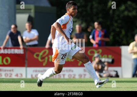 FOOTBALL - FRIENDLY GAMES 2010/2011 - FC LORIENT v STADE LAVALLOIS - 10/07/2010 - PHOTO PASCAL ALLEE / DPPI - LINDSAY ROSE(LAVAL) Stock Photo
