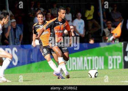 FOOTBALL - FRIENDLY GAMES 2010/2011 - FC LORIENT v STADE LAVALLOIS - 10/07/2010 - PHOTO PASCAL ALLEE / DPPI - ALEXIS ROMAO (FCL) Stock Photo