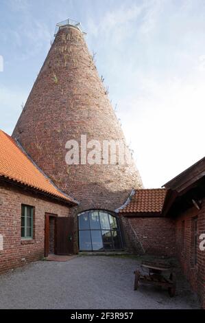 Glasturm, Petershagen-Oven, Glash¸tte Gernheim, LWL-Industriemuseum Stock Photo