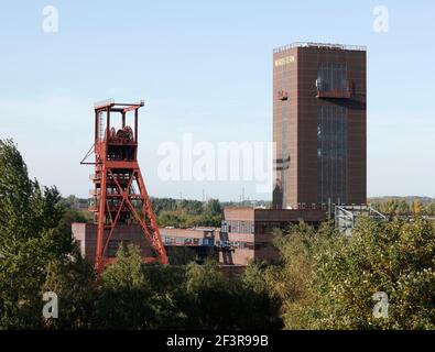 Nordsternpark, Fˆrdert¸rme, Gelsenkirchen, ehemalige Zeche Nordstern Stock Photo