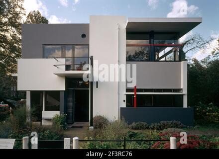 The Rietveld Schroder House (also known as the Schroder House), built in 1924 by Dutch architect Gerrit Rietveld in Utrecht, Holland. Stock Photo