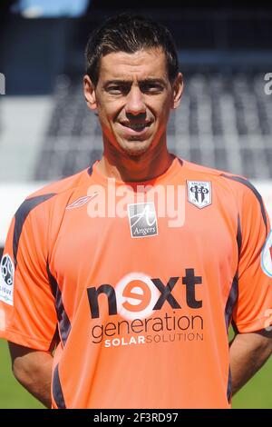 FOOTBALL - FRENCH CHAMPIONSHIP 2010/2011 - L2 - PRESENTATION SCO ANGERS - 31/08/2010 - PHOTO PASCAL ALLEE / DPPI - GREGORY MALICKI Stock Photo