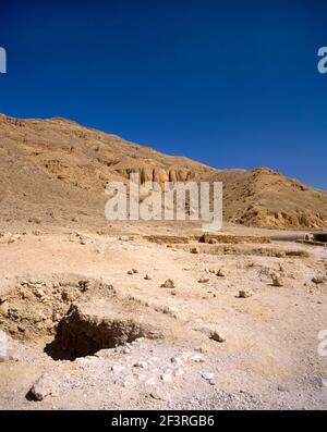 Luxor Egypt Valley of the Queens Theban Necropolis Stock Photo