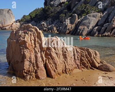 Palau, Sardinia, Italy. Cala Martinella beach Stock Photo