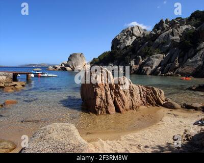 Palau, Sardinia, Italy. Cala Martinella beach Stock Photo