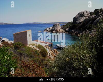 Palau, Sardinia, Italy. Cala Martinella beach Stock Photo