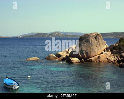 Palau, Sardinia, Italy. Cala Martinella beach Stock Photo