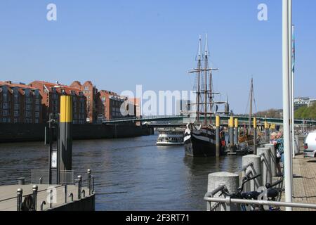 Impressionen aus Bremen im Frühjahr Stock Photo