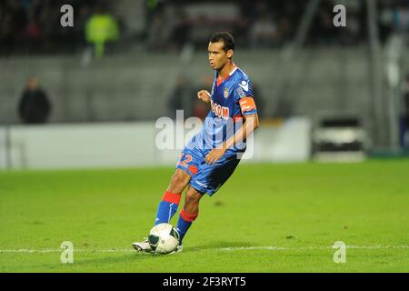 FOOTBALL - FRENCH CHAMPIONSHIP 2011/2012 - EA GUINGAMP v AS MONACO - 17/10/2011 - PHOTO PASCAL ALLEE / DPPI - ADRIANO (ASM) Stock Photo