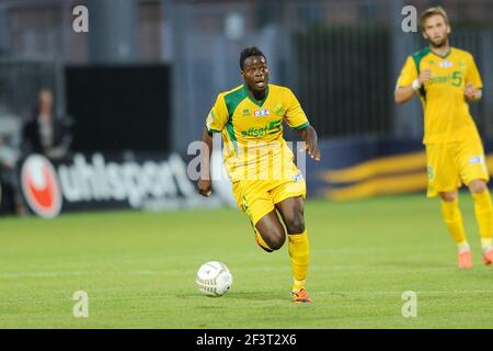 FOOTBALL - FRENCH LEAGUE CUP 2012/2013 - 1ST ROUND - SCO ANGERS v FC NANTES - 07/08/2012 - PHOTO PASCAL ALLEE / DPPI - DAMIEN MAYENGA (FCN) Stock Photo