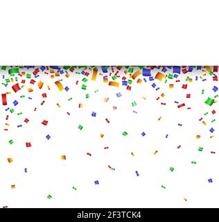 background with confetti. Stock Vector