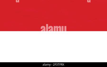 Poland flag with waving grunge texture. Vector background. Stock Vector