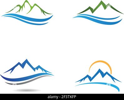 High Mountain icon  Logo Business Template Vector Stock Vector