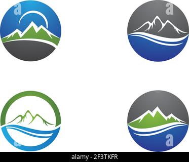 High Mountain icon  Logo Business Template Vector Stock Vector