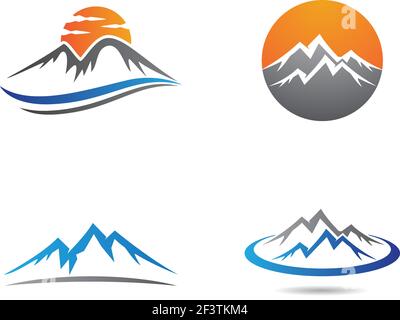 High Mountain icon  Logo Business Template Vector Stock Vector