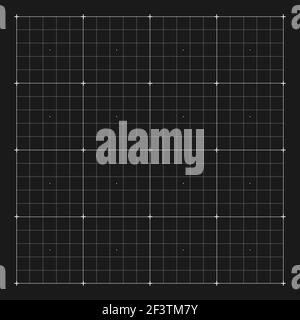 Vector grid marking for user HUD interface. Grid digital, system grid hud screen, interface hud, electronic virtual hud illustration Stock Vector