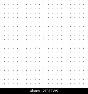 Dotted and squared grid notebook seamless pattern for bullet journal. Black  point texture. Black dot grid for notebook paper. Grid paper sheet. Vector  illustration on white background 14435021 Vector Art at Vecteezy