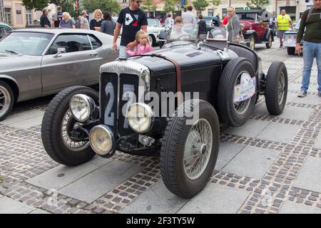 Daimler DB15 Racing on display at Oldtimer Rallye Tatry, classic car meet Stock Photo