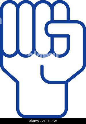 Social activism RGB color icon Stock Vector
