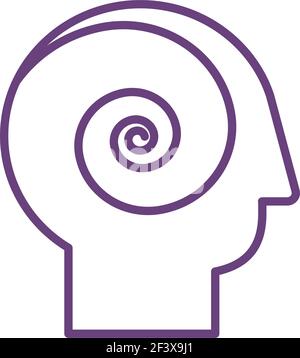 Creative thinking RGB color icon Stock Vector