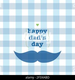 Happy Father's Day. Vector illustration, flat design Stock Vector