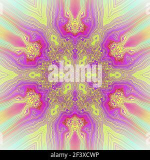 Pattern illustration design made with the help of graphics designing. Stock Photo