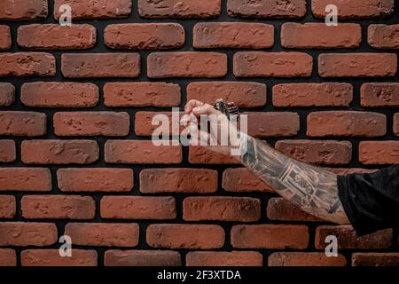 Wall tattoo, Brick wall wallpaper, Tattoos gallery