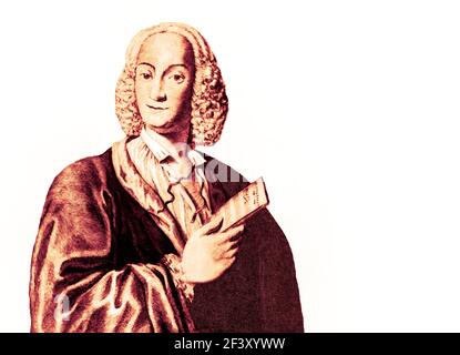 Antonio Lucio Vivaldi, 1678 – 1741, Italian Baroque composer, virtuoso violinist Stock Photo
